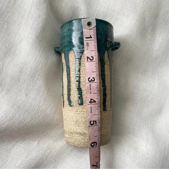 Vintage Green Marble Dish and Emerald Green StonewareVase and Bowl Sets - Picture 5 of 16